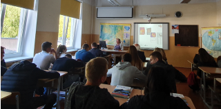 Activity with energy measuring devices in A. Giedris gymnasium, 11.09.2019